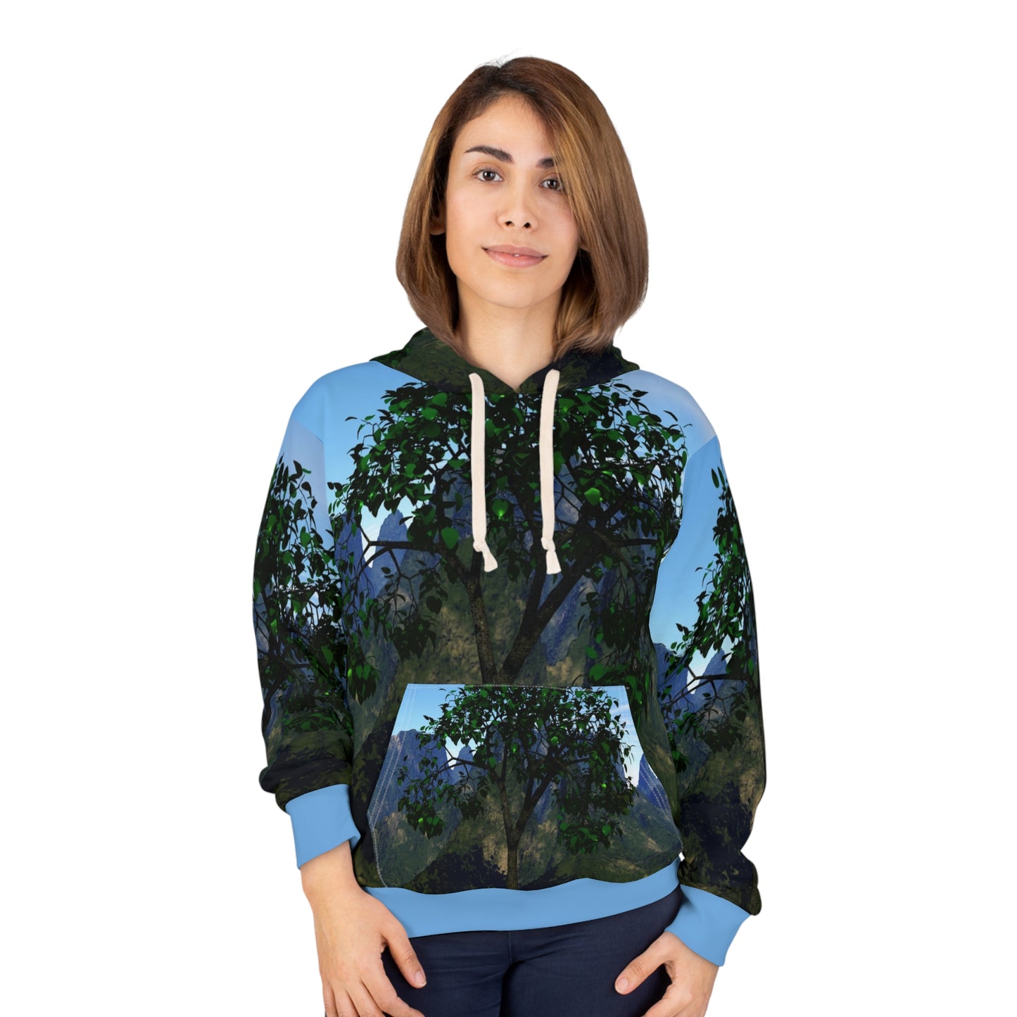 Terrain Tree Unisex Pullover Hoodie